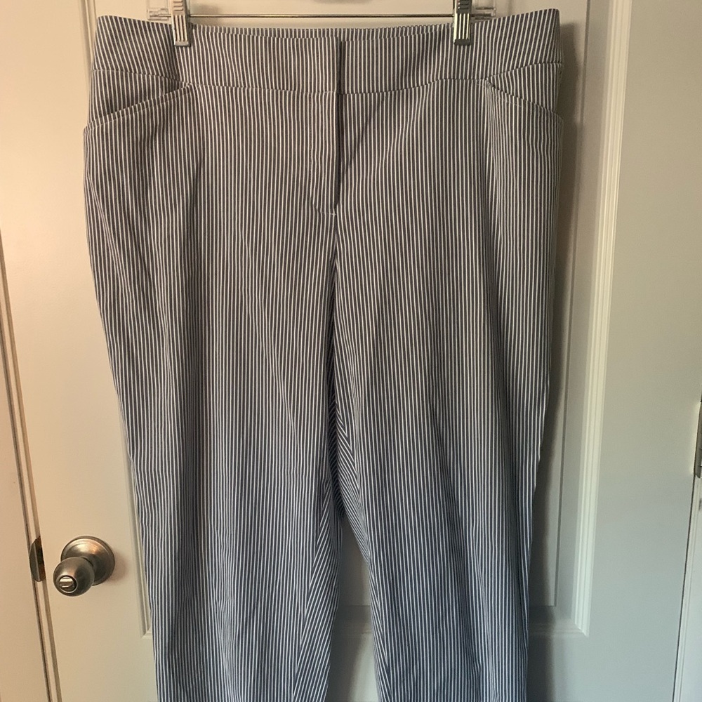 Jones Studio Pinstripe Pants